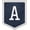 A, variant on Handmade Felt Alphabet Pennant Banner for Nursery Room Decor - Navy Blue & Beige Educational Wall Hanging for Kids Room 11.8 x 13.8 Inches