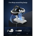 thumbnail image 4 of VR Charging Dock for Meta Quest 3/Quest 3S, Fast Charging Station with RGB 2 Rechargeable Batteries for Oculus Quest 3 Accessories, VR Headset Holder Stand & Controller Mount, 4 of 7