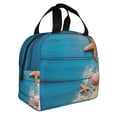 thumbnail image 2 of Easygdp Shells and Starfish Bolsa Térmica Premium - Tela Oxford Impermeable, Gran Capacidad, Bolsillo Frontal, Unisex para Trabajo, Escuela, Actividades al Aire Libre y Picnics, 2 of 8