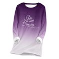 thumbnail image 2 of DPTALR Women's Large Loose Raglan Top Thickened And Velvet Lamb Wool Warm Underlay, 2 of 3