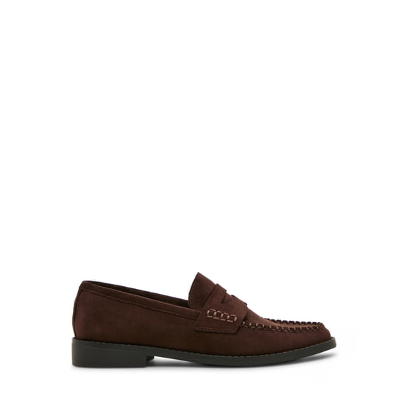 Madden Girl Women's Prep Slide On Loafer with Pleated Toe