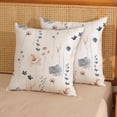 thumbnail image 2 of Spring Pillow Covers 18x18 Inch Set of 2, Watercolor Blue Flower Throw Pillows Summer Spring Decorations Floral Pillowcase Linen Outdoor Decor Farmhouse Cushion Case for Couch Home Living Room, 2 of 6