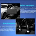 thumbnail image 3 of Premium Car Door Light 2 Pcs Easy Installed Welcome Laser Projector Pastable Led Logo Light Holeless Magnet Sensor Ghost Shadow Lamp Logos (Skull), 3 of 5
