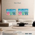 thumbnail image 4 of Elephant Stock Flip Flops In The Sand Wall Art - Horizontal Canvas Wall Art - Living Room Wall Decor - Beach Canvas - Blue And Teal Decor By Julie Derice - 48" x 32", 4 of 8