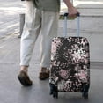 thumbnail image 3 of Black and Pink Of Leopard Print Luggage Cover Fashion Suitcase Cover Baggage Covers Fit 25-28 Inch Luggage (Go Travel), 3 of 5
