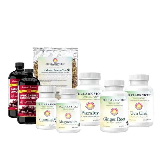 Kit Herbal de Limpieza Renal Dr Clark Store de 3 Semanas