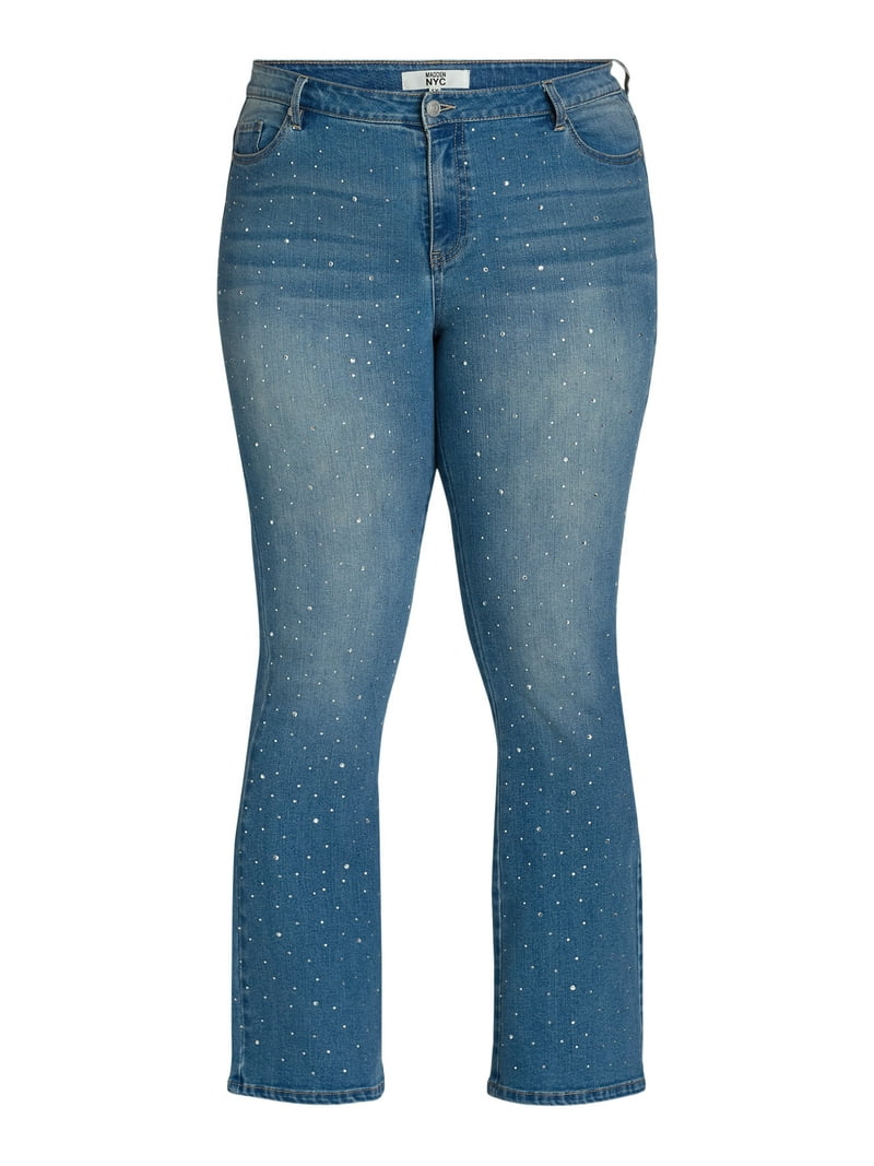 Madden Rhinestone Jeans women's Plus Size Denim