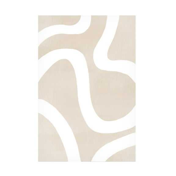 Trademark Fine Art Melloi Art Prints Squiggly Abstract Art Canvas Wall Art