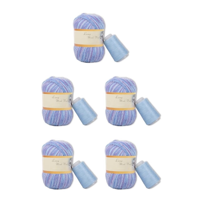 Inteprter Soft Knitting Lightweight Yarn Winter Crocheting Weaving Thread Supplies Lightweight Beginners Sweaters Handicraft Sofa 87 5piezas