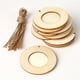 thumbnail image 4 of Injueey Marcos de fotos Portafotos pequeños Imágenes creativas Adornos Portafotos Circular Artesanía de madera Adorno fotográfico Decoración del hogar, 4 of 6