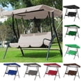 thumbnail image 2 of Chok Swing Canopy Top Cover Garden Swing with Seat  Black, 2 of 9