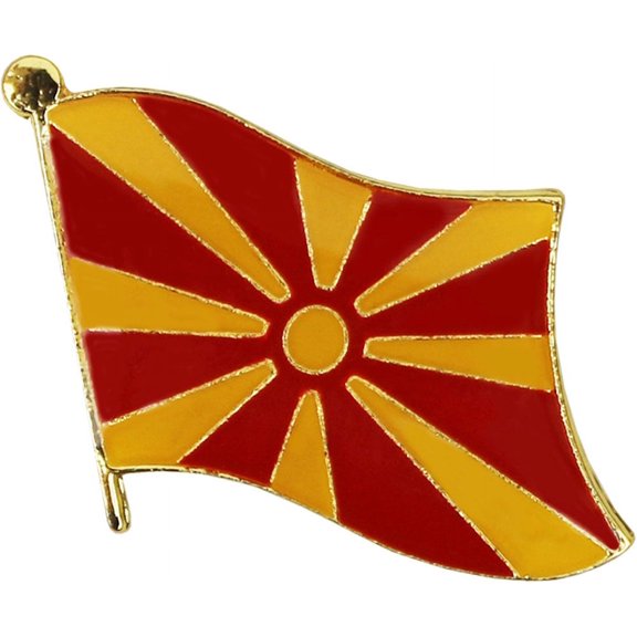 Republic of North Macedonia Flag Lapel Pin