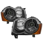 For 08-10 Jeep Grand Cherokee TD Projector Headlights (Black) TD-PRO-JH-JGC08-AM-BK