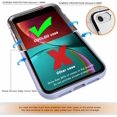thumbnail image 4 of FYBTO Compatible for iPhone SE 2020 Case 4.7 Inch, with [2 x Tempered Glass Screen Protector] Clear 360 Full Body Coverage Hard PC+Soft Silicone TPU 3in1 [Military Protective] Shockproof Phone Cover, 4 of 5