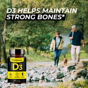 Vitamin D3 1000iu Softgels Supplement - PhiNaturals - Olive Oil Base 365 Gel Caps One Year Supply of Vit D, Vitamina D 3 1000 iu