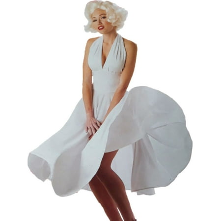 Womens Sexy Marylin Monroe Halloween Costume Seven Year Itch Cocktail