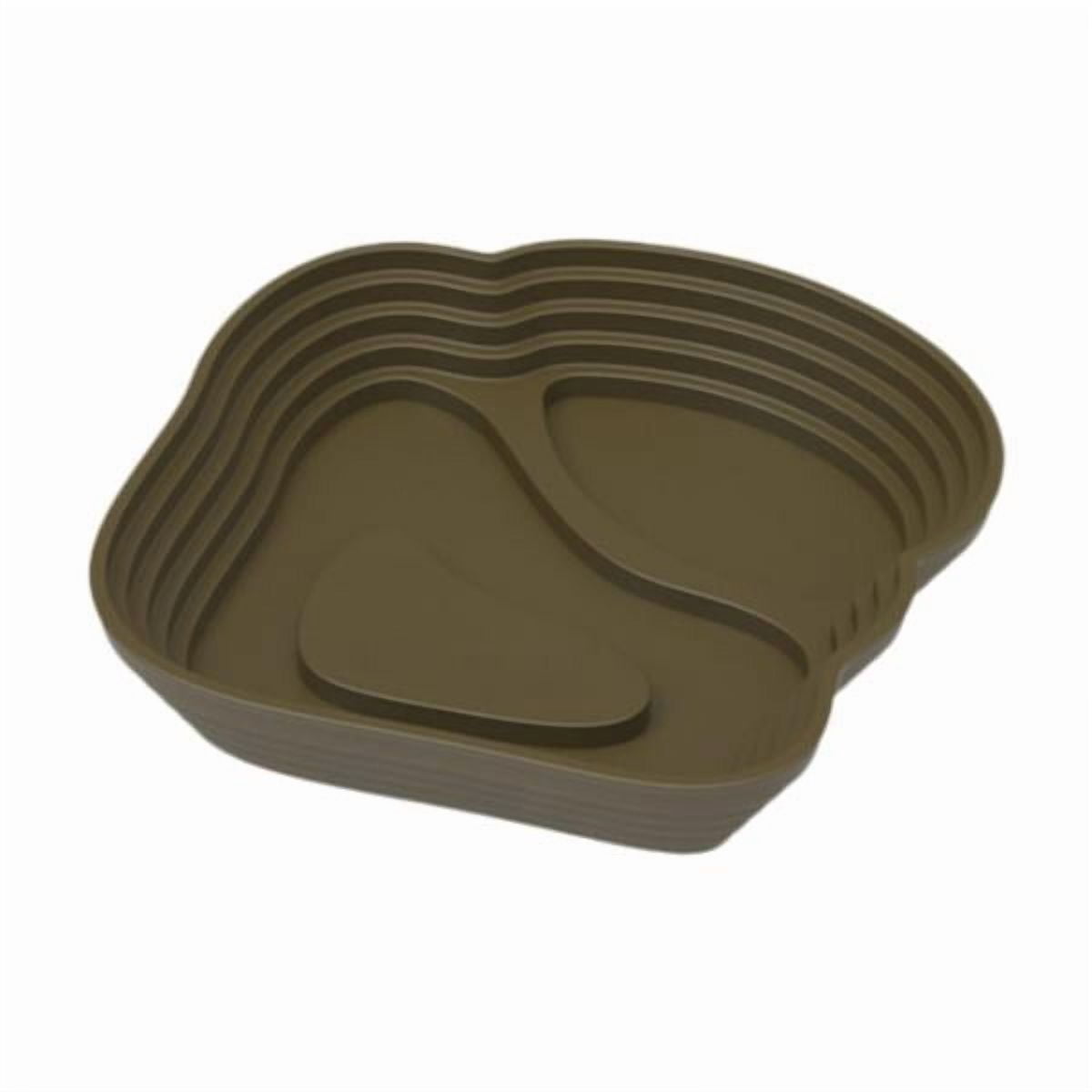 simhoa 2xReptile Feeding Water Bowl Reptile Bathing Pool for Frogs Gecko Pet Supplies Green Small 2 Pcs
