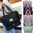 thumbnail image 1 of Bolsa de gimnasio grande con compartimento para zapatos - Bolsa deportiva de 40L para hombres y mujeres, bolsa de viaje resistente al agua con bolsillo húmedo/seco, diseño plegable, 1 of 6