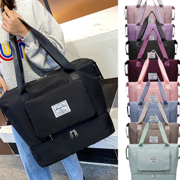 Duffel Bags for Traveling Gym Bag with Separate Shoe Compartment Sports and Weekend Travel Bag Men and Women's Large Capacity Bag Travel Bag Sports Tote Bag