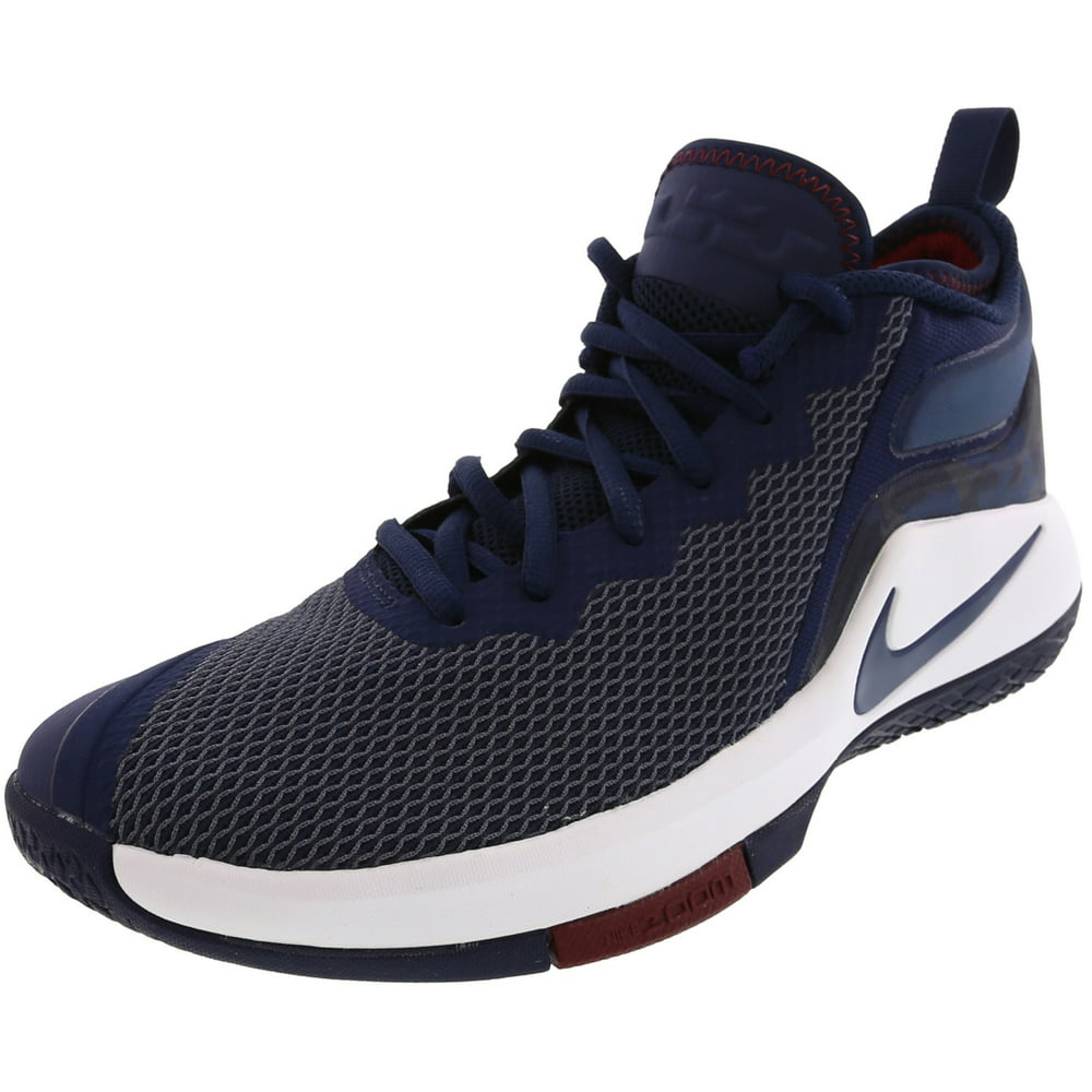 Nike Men's Lebron Witness Ii College Navy / Ankle-High Basketball Shoe ...