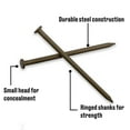 thumbnail image 2 of Fas-n-tite Panel Nails, 1-5/8", Steel, Painted Finish, Dark Oak, Interior Finishing Nails, 2 of 9