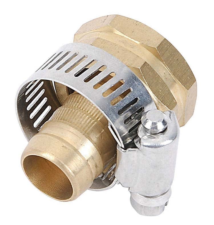 Fix Hoses Orbit Female end Zinc 1//2/" Garden Hose Repair Mender w// Clamp