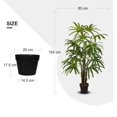 thumbnail image 3 of Artificial rhapis in pot - Dama, 3 of 4