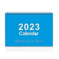 thumbnail image 1 of Calendario de escritorio Impresión en inglés Patrón claro Encuadernación en espiral doble Organizador de agenda anual flexible autónomo Suministros de oficina 2023 Escritorio de pie Cal, 1 of 5