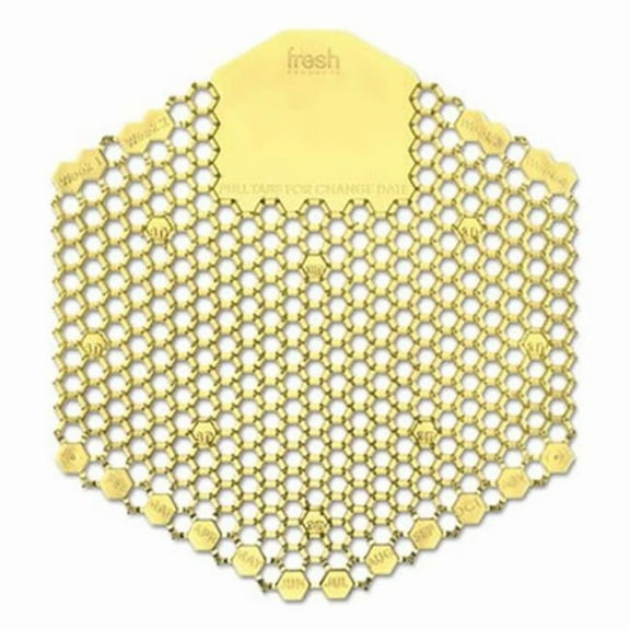 Fresh Products 3WDS60CBLCT Wave 3D Urinal Deodorizer Screen, Yellow - Citrus