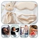thumbnail image 5 of Antifaz para dormir, suave venda para los ojos para dormir para mujeres, cubierta para sombra de ojos con gomas para el pelo de satén y diadema, regalo de boda, 5 of 5