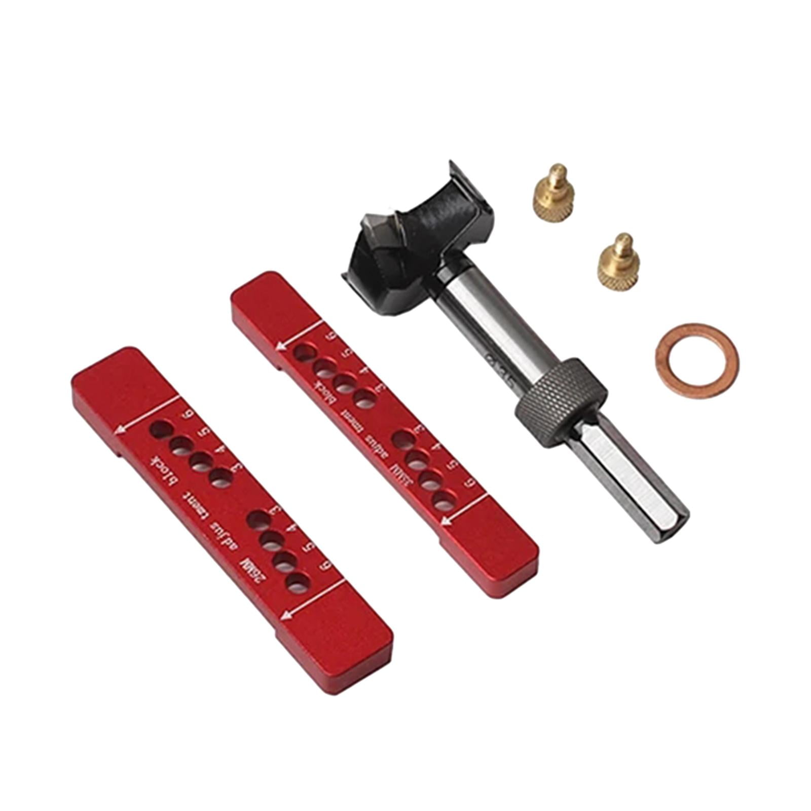 Nishiyuenyi 35mm Concealed Door Hinge Jig Drilling Guide Adjustable Hinge Jig Drilling Hole