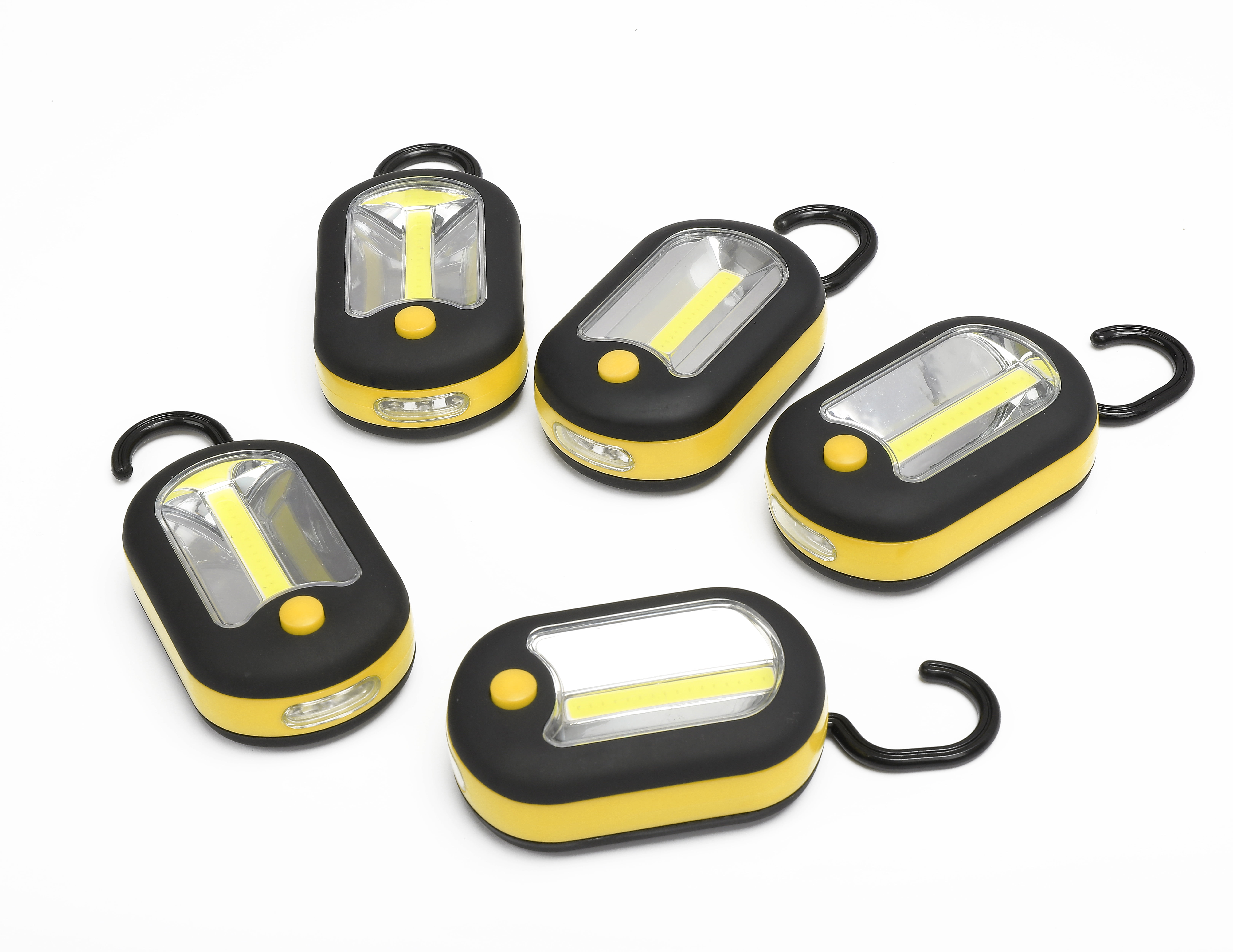 Hyper Tough 2-In-1 Work Light 5 Pack Magnetic 150 Lumens Spotlight & Floodlight 