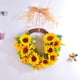 thumbnail image 5 of Guirnalda de flores artificiales Simulación Decoración floral Puerta Colgante Guirnalda de flores Ornamento de la oficina en casa, Girasol Scienceny HA8173-01B, 5 of 6