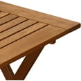thumbnail image 3 of Tioman Outdoor Hardwood 3 Piece Bistro Set in Teak Oil, 3 of 5