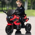 thumbnail image 1 of Ride on Motorcycle, YOFE 12V Kids Electric Motorcycle for Kids Boy Girls, Battery Powered Kids Electric 3 Wheel Motorcycle Toy, Kids Ride On Motorcycle with USB Port, MP3 Player, Radio, Red, R6254, 1 of 8
