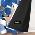 thumbnail image 5 of Tchckioa Modern Blue Printed Blackout Curtains,Thermal Insulated Grommet Window Drapes for Apartment,2 Panels,52x63, 5 of 8