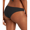 thumbnail image 4 of Roxy womens Classics Solid Classics Regular High Leg Bikini Black Bottom Small, 4 of 4