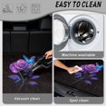 thumbnail image 5 of Yuyamidu Purple Galaxy Rose Butterfly Bow Car Trunk Mat 29" x 39" Anti-Scratch Cargo Liner Full Protection Car Accessories Universal Fit for Most Vehicle SUV, 5 of 7