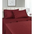 thumbnail image 3 of Spring Home 1200 Thread Count 100% Egyptian Cotton Deep Pocket Dobby Striped Sheet Set, 3 of 3