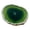 Green, variant on Ruanlalo Polished Dyed Coaster Compact Stone Natural Agate Sliced Coaster Desktop Decor