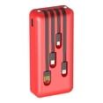 thumbnail image 1 of Power Bank Pila Batería Portátil Con 4 Cables 20000mah 1hora 1 hora POWER BANK, 1 of 2