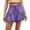 Purple, variant on HXWCHs Women's Summer High Waist Wrap Skirt Pants Stylish Drawstring Folded Wide Leg Palazzo Culottes for Casual Wear Blue XL