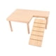 thumbnail image 2 of Plataformas de madera para hámster Muebles para mascotas pequeñas con escalera Accesorios para jaulas para roedores Bien, 2 of 9