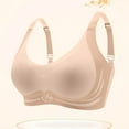 thumbnail image 2 of LOVZFMLL Bras for Women Comfort Soft Push Up Sports Bras Full Coverage Padded Bra Seamless Adjustable Straps Everyday Bralettes Beige XL, 2 of 6