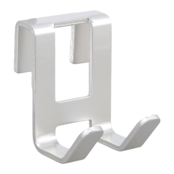 Space Aluminum Metal Shower Frameless Glass Door Hook Hole Towel Rack Hanger for Holder Clothes Bathroom Organi by ZAXLVG