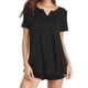 thumbnail image 4 of Conjunto de ropa de dormir para mujer Sexy con cuello en V Top Shorts Camisón camisón, negro, S Inevent AP001530-06, 4 of 7