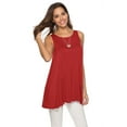 thumbnail image 3 of CEASIKERY Women's Sleeveless Tunics Women Flowy Tunic Tank Tops for Leggings, 3 of 6