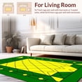 thumbnail image 2 of ODIKA 8'x10' Machine Washable Non-Slip Area Rug, Vibrant Pineapple Motif With Stylized Geometric Fruit High Traffic Rug, Green, 232873, 2 of 7
