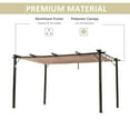 thumbnail image 4 of Outsunny 10' x 13' Outdoor Pergola Gazebo Canopy Cover Backyard Sunshade, 4 of 9