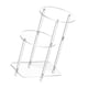 thumbnail image 4 of Mesa auxiliar de acrílico de 3 niveles para tomar café, minimalista, transparente y ahorradora de espacio. Redondo, 4 of 8